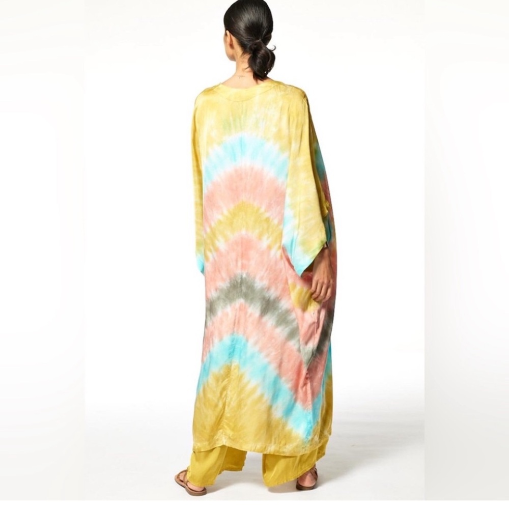 YFB Kana Kimono in pink sands wash one size - Picture 4 of 6